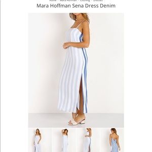 Mara Hoffman Sean Denim Dress Sz Sm